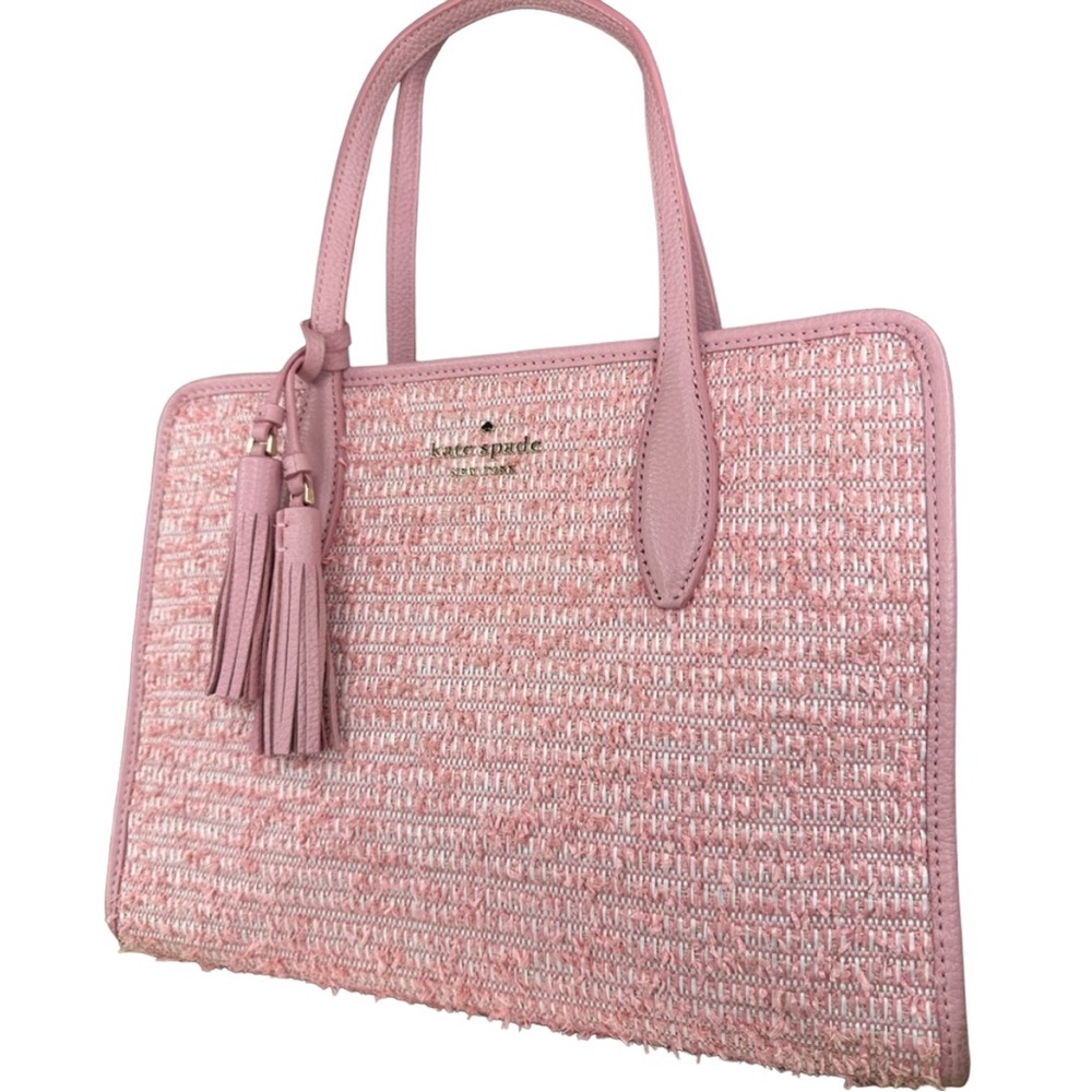 KATE SPADE - Rowe Summer Tweed Medium
Top Zip Satchel - Picture 3 of 14